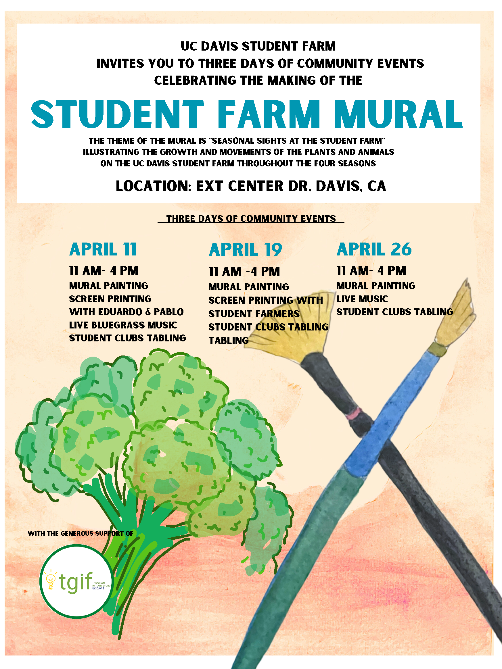 Student Farm Mural Painting + Plant Futures & Community Potluck ...