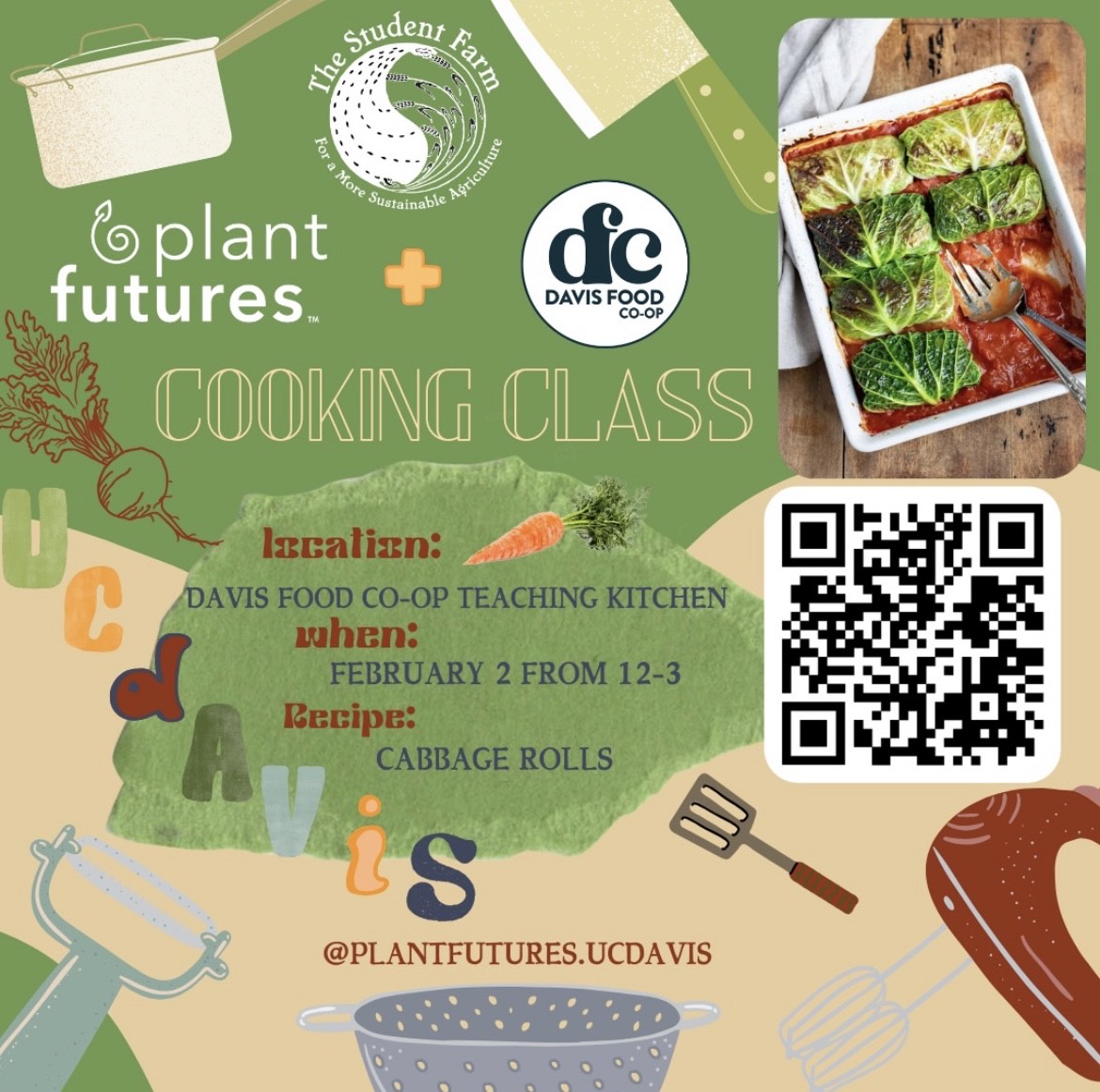 Cooking Class - 2/2/25 - Cabbage Rolls