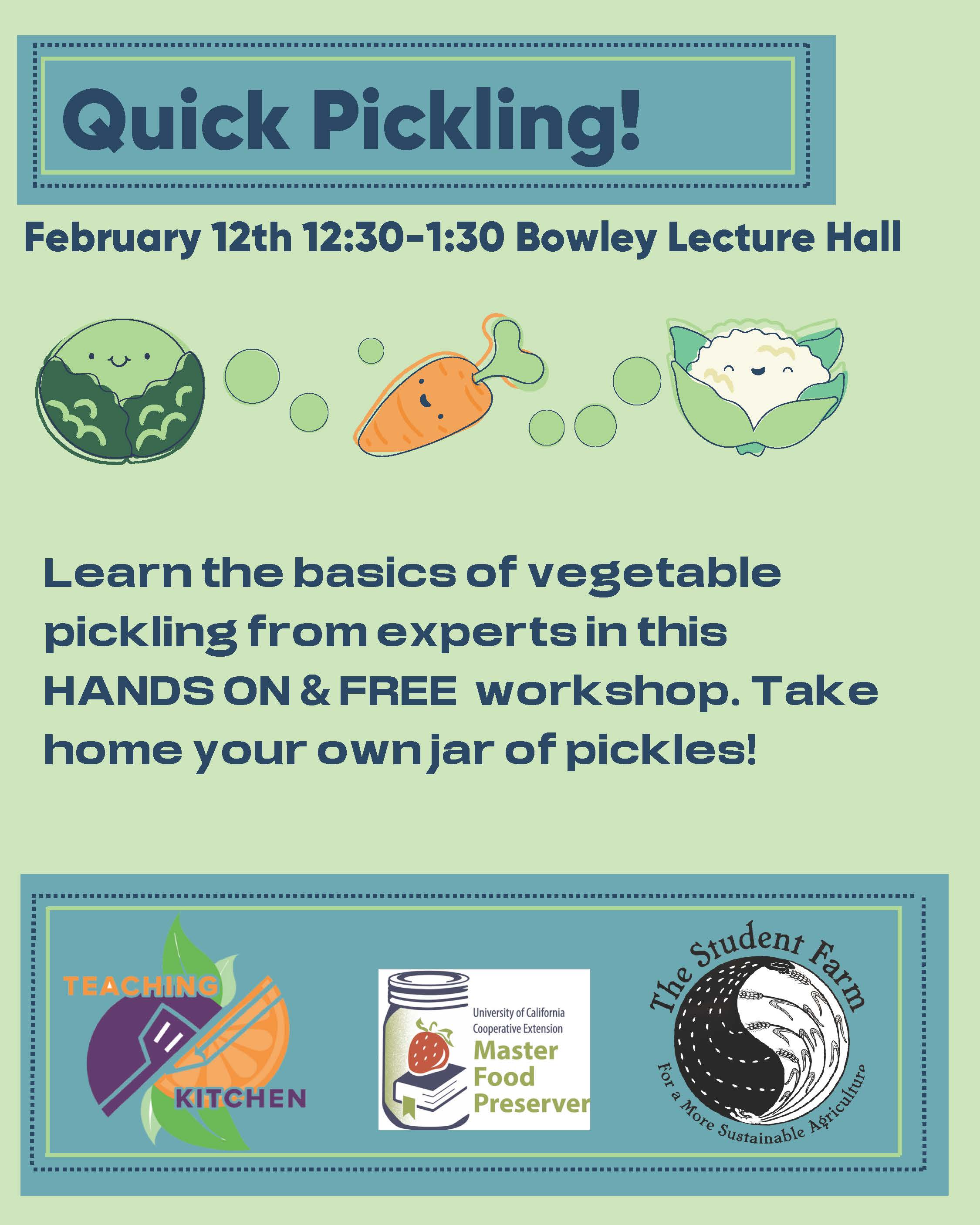 Quick Pickling Workshop