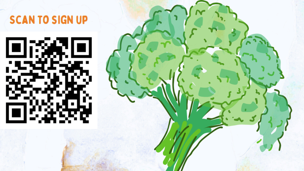 Mural Painting Broccoli