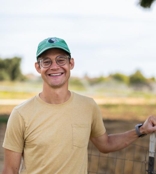 Colin Dixon on the Student Farm