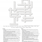 Student Farm Fall Crossword Puzzle