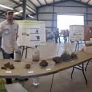 PhD student Daniel Rath teaches principles of soil aggregates at Russell Ranch's recent Soil Health Workshop