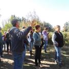 eff Main shows Good Humus Produce to Yolo County workshop participants