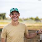 Colin Dixon on the Student Farm